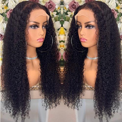 Brazilian Kinky Curly Lace Front Human Hair Wigs.
