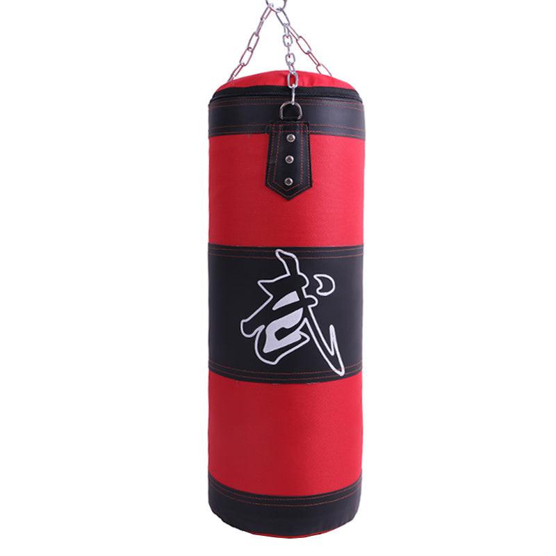 Home boxing punching bag.