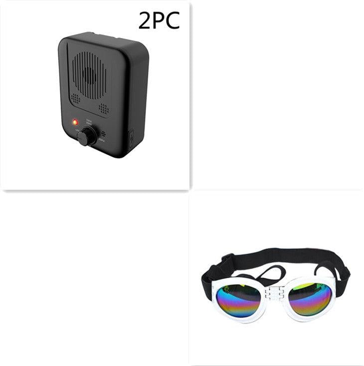 Pets Dog Anti Barking Device Pet Dog Ultrasonic Anti Barking Collars Repeller Outdoor Dogs Stop No Bark Control Training Device Supplies.