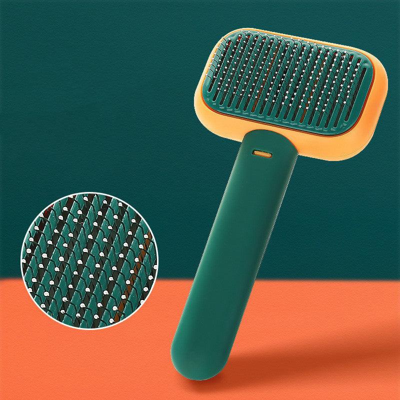 New Pet Cat Dog Hair Brush Hair Massage Comb Open-Knot Brush Grooming Cleaning Tool Stainless Steel Comb.
