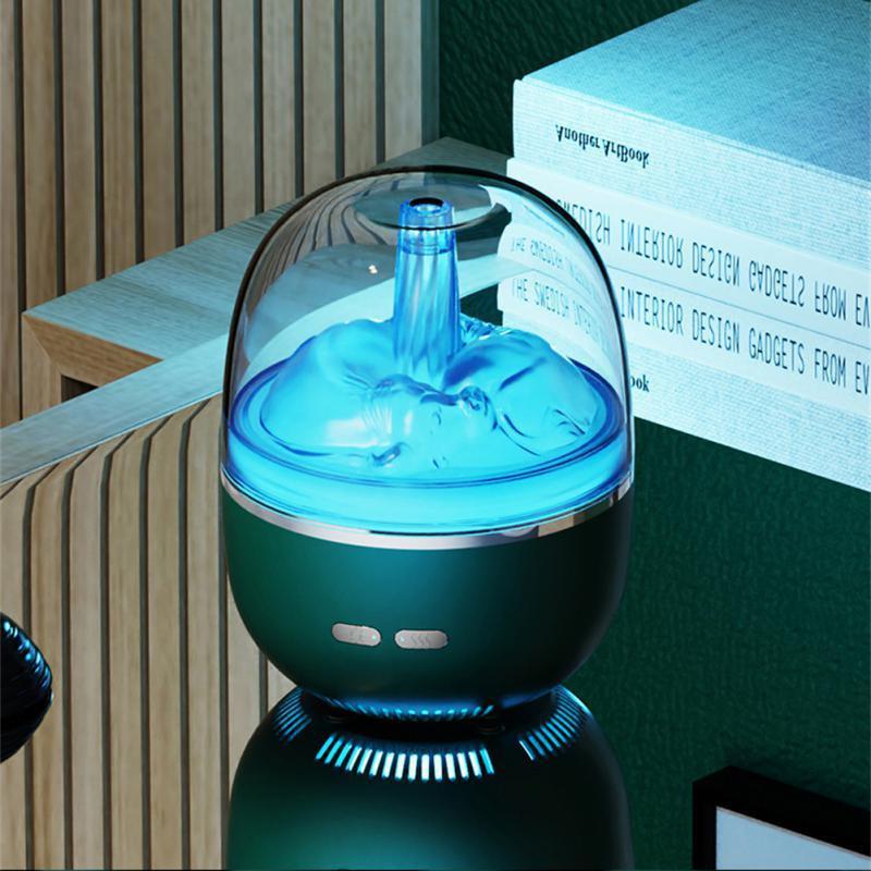 Air Humidifier Essential Oil Ultrasonic Aromatherapy Atomizer Colorful Light Heavy Fog Volume Office Home Accessories.