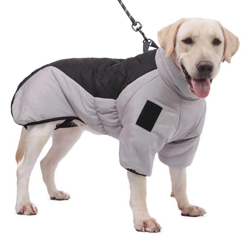 New Winter Dog Coat Waterproof Pet Clothes For Medum Large Dogs Warm Thicken Dog Vest Custome Labrador Jacket.