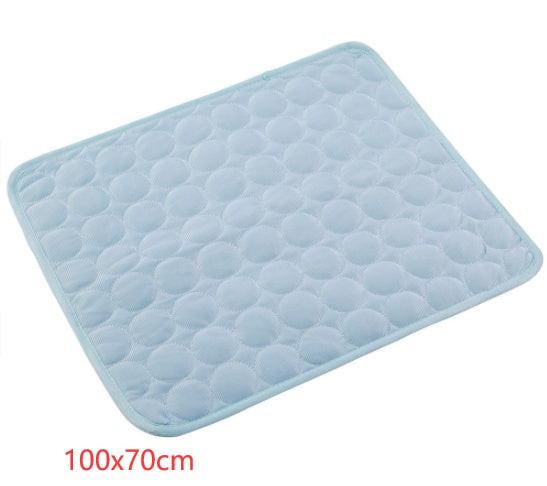 Pet Dog Cat Ice Silk Cold Nest Pad For Cooling In Summer.