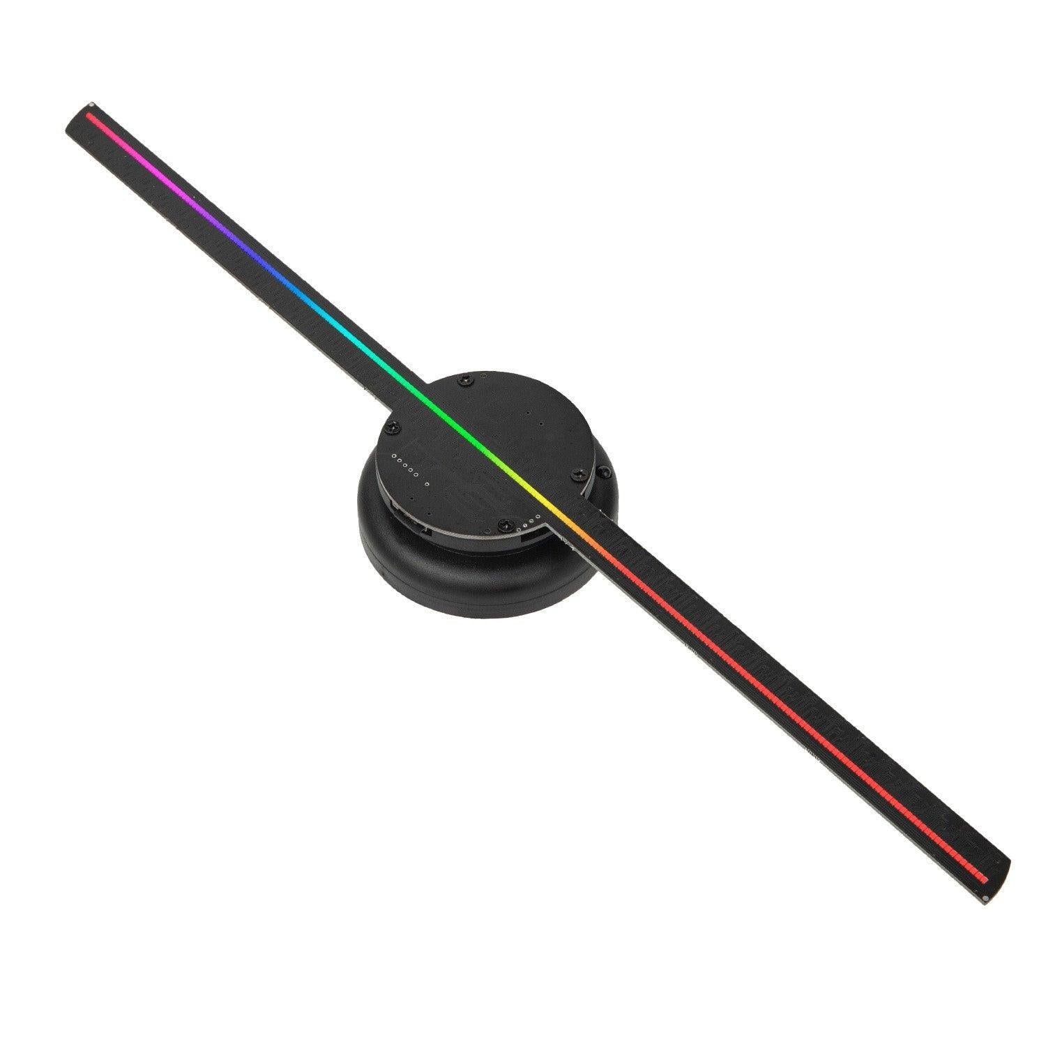 Led Luminous Sign Light Holographic Projector Diy Fan Screen Video Picture 3d Holographic Light Holiday Decoration.