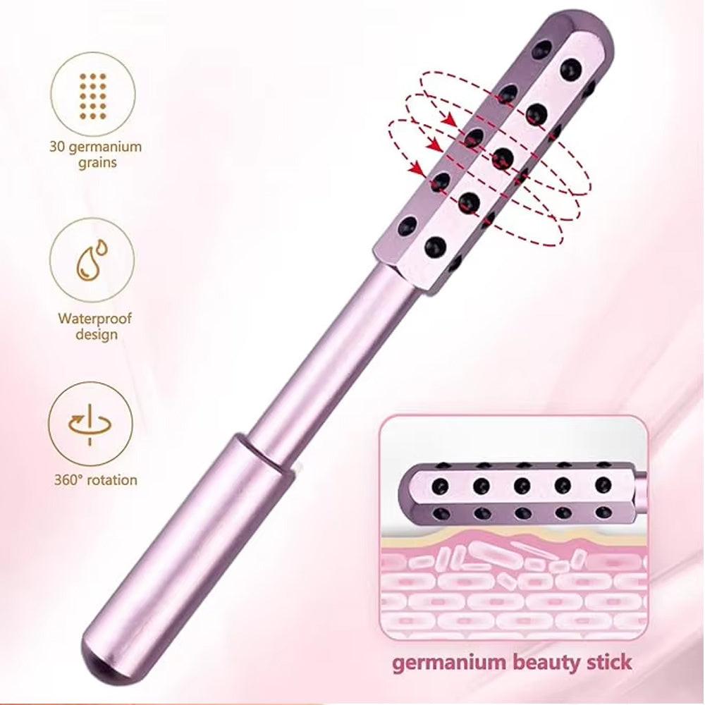 30 Germanium Beauty Stick Massage Beauty Stick Facial Roller Face Lift Bar Anti Wrinkle Facial Massager Skin Care Tool Derma Rolling Face Massage Roller Wand.