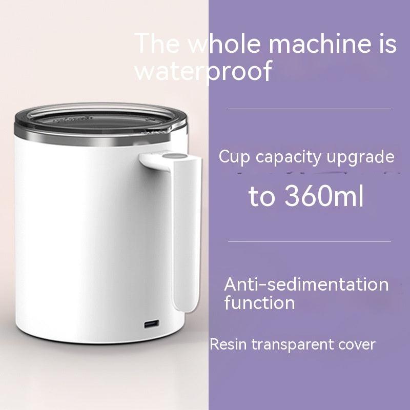 Portable Smart Magnetic Automatic Mixing Coffee Cup Rechargeable Rotating Home Office Travel Stirring Cup.