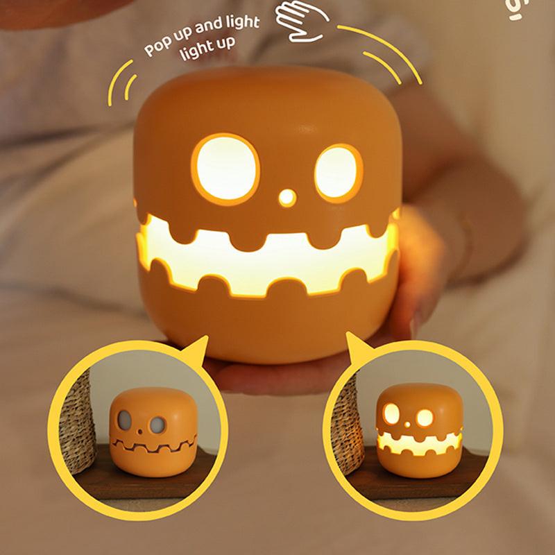 Pumpkin Lamp Bedside Halloween Funny Decoration Ambience Light For Bedrooms Living Room Decoration Kids Birthday Gift Halloween Decorations.