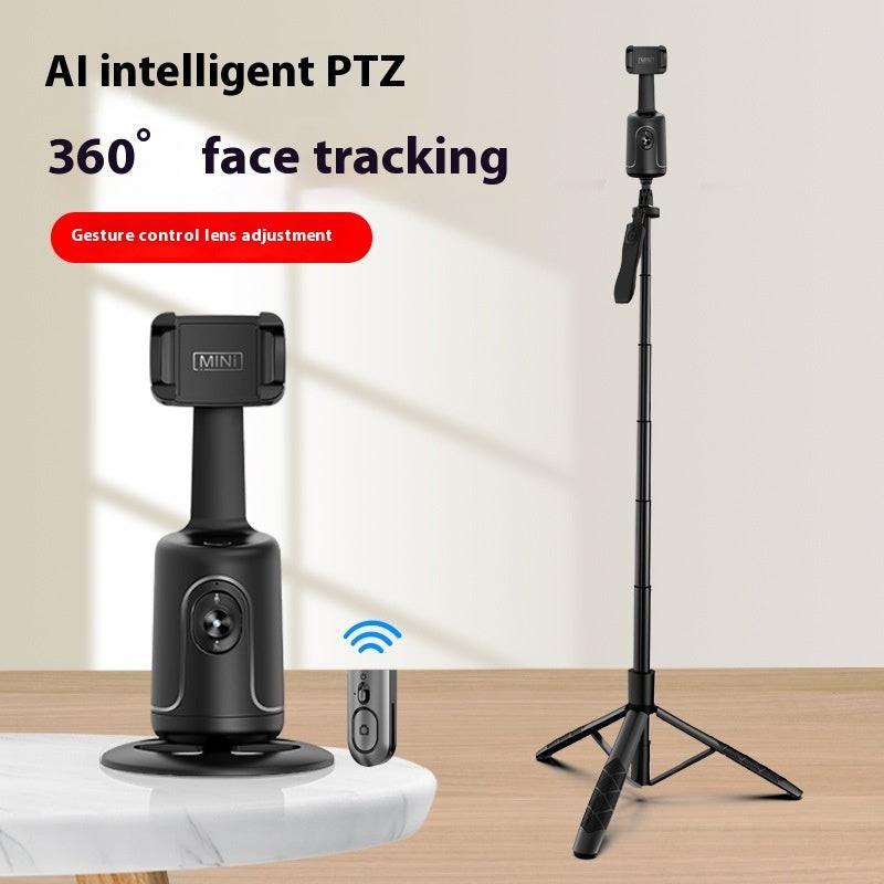 360 Auto Face Tracking Gimbal AI Smart Gimbal Face Tracking Auto Phone Holder For Smartphone Video Vlog Live Stabilizer Tripod.