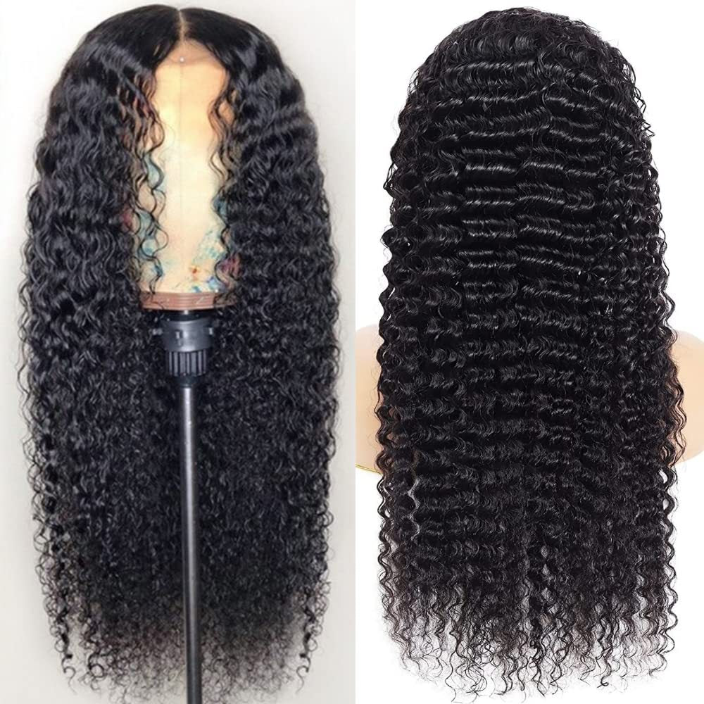 Front Lace Human Hair Wig Deep Wave Human Wig
