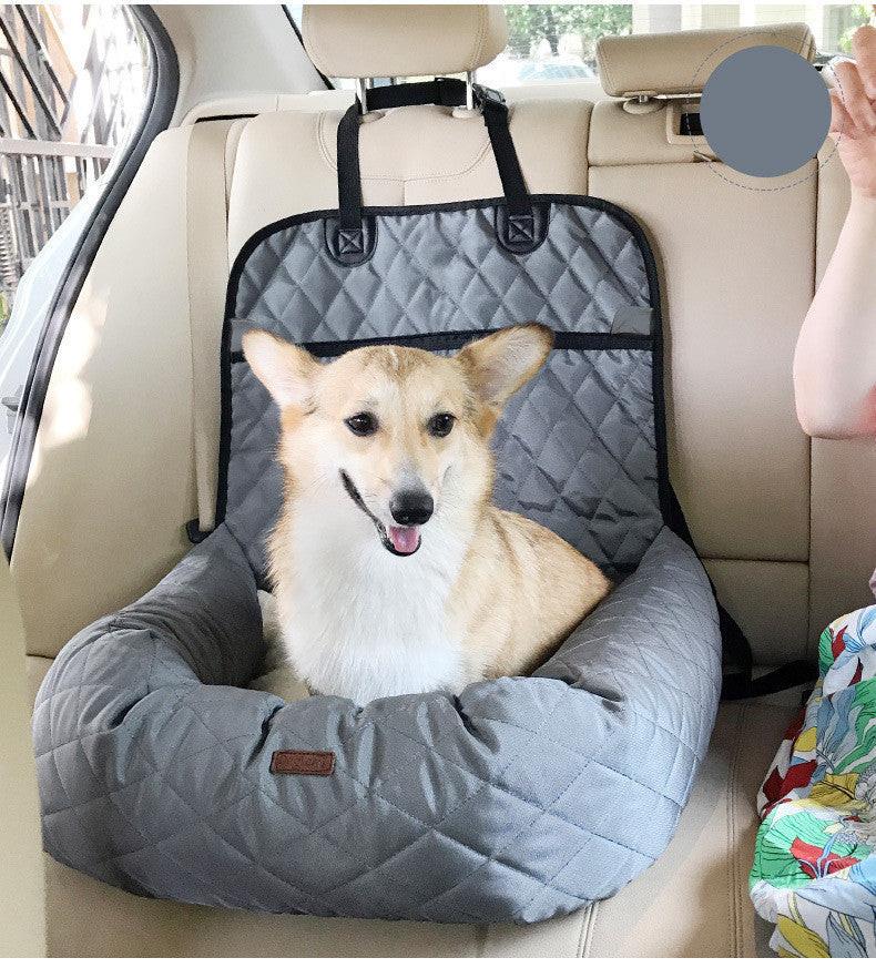 2 In 1 Pet Dog Carrier Folding Car Seat Pad Thickened Multi-purpose Pet Bed Dog Car Mattress Pets Supplies.