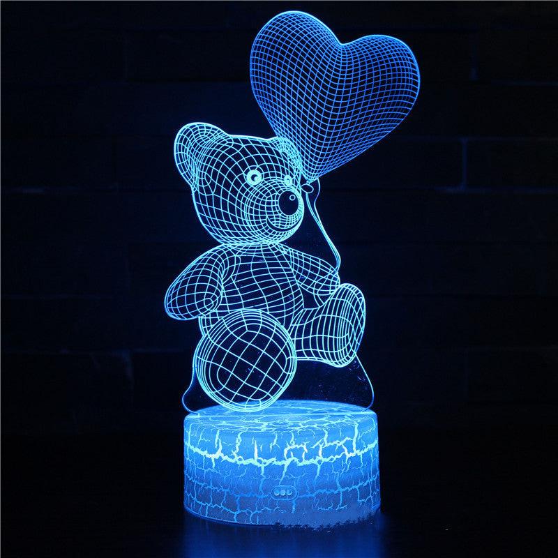 3D Lamp Acrylic USB LED Night Lights Neon Sign Lamp Xmas Christmas Decorations For Home Bedroom Birthday Decor Valentines Day Gifts.