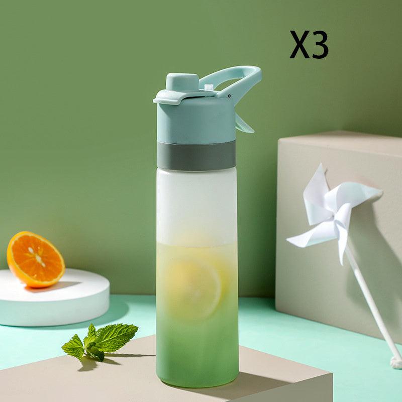 Spray Water Bottle For Girls Outdoor Sport Fitness Water Cup Large Capacity Spray Bottle Drinkware Travel Bottles Kitchen Gadgets.