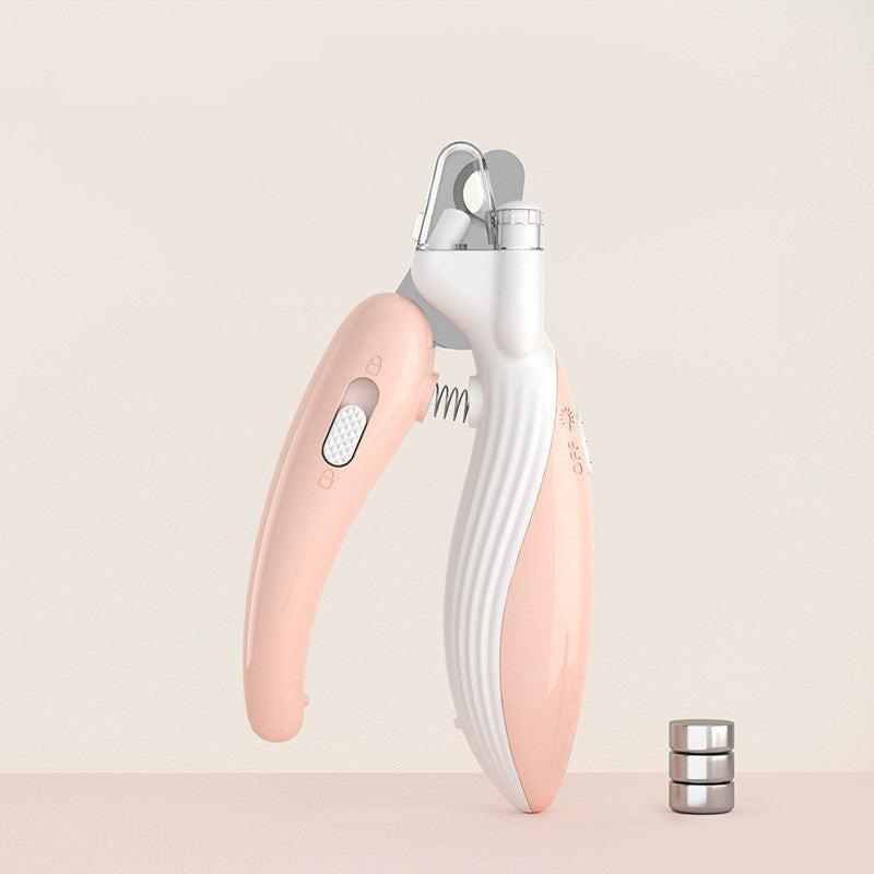 Pet Nail Clippers Dog Nail Clippers Cat Nail Clippers LED Electric Nail Grinder Pet Supplies LED Light Pet Nail Clippers.