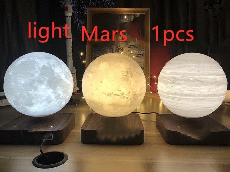 Magnetic Levitation Table Lamp Moon Light 3D Printing Planet Night Light.