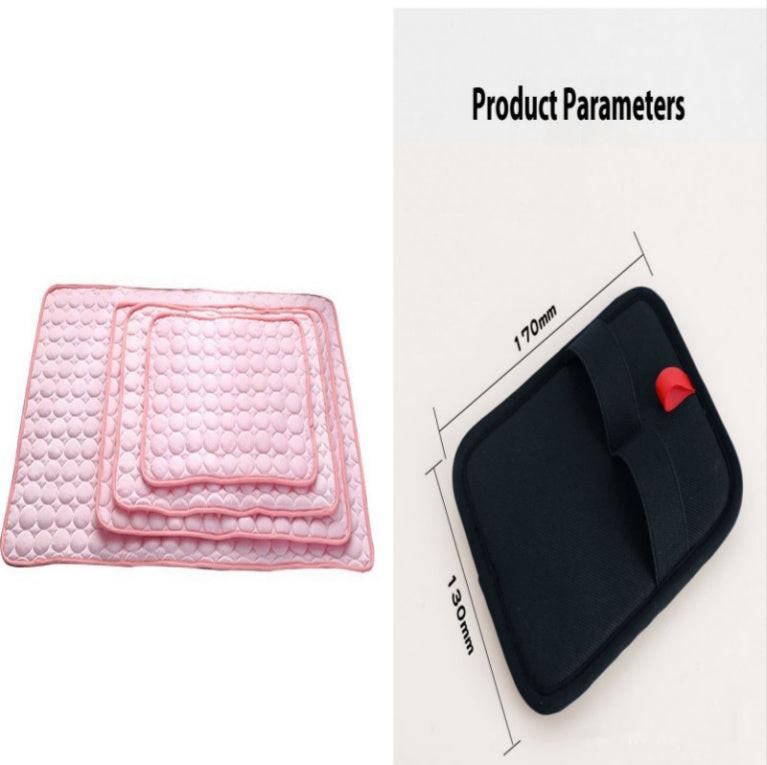 Pet Dog Cat Ice Silk Cold Nest Pad For Cooling In Summer.