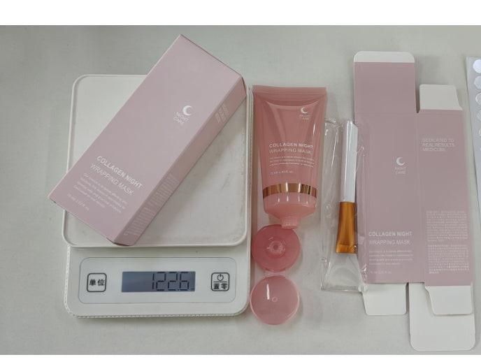 Face Night Mask Collagen Wrapping Mask Natural Ingredients Firming Elasticity & Hydration Anti-wrinkle For Skin Care.