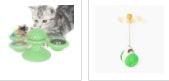 Cat Rotating Windmill Multi-Function Toys Itch Scratching Device Teeth Shining Toy.