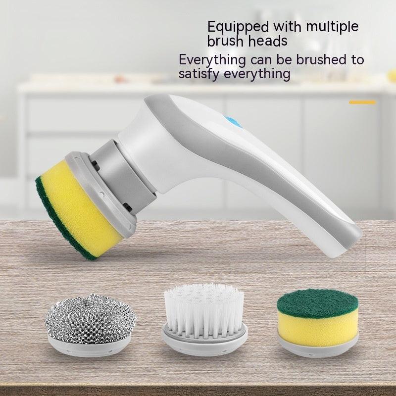 Electric Cleaning Brush 4 In 1 Spinning Scrubber Handheld Electric Cordless Cleaning Brush Portable.