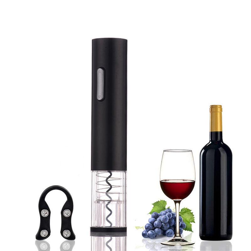 Electric Wine Opener Automatic Electric Wine Bottle Corkscrew Opener With Foil Cutter Wine Bottle Opener Kit.