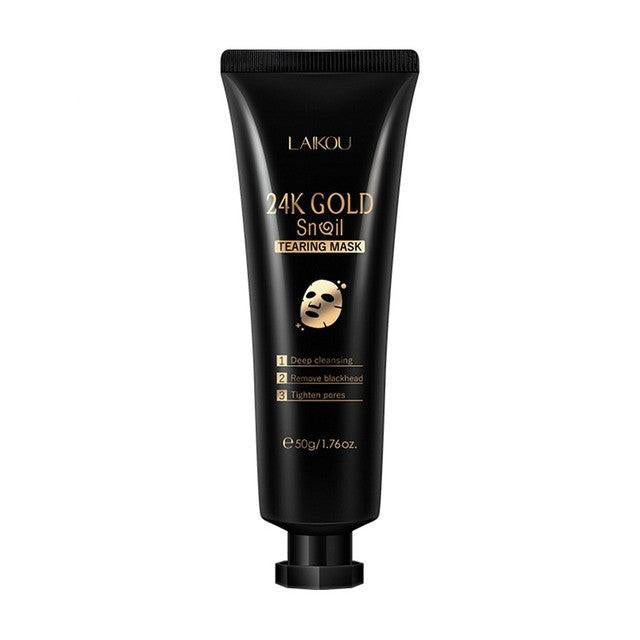 Gold Foil Snail Tear-Off Mask Hydrating.