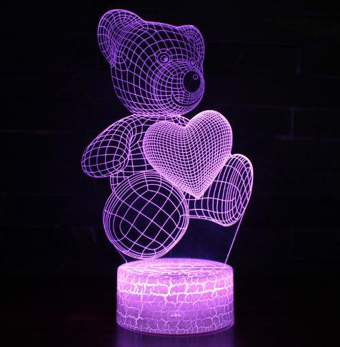 3D Lamp Acrylic USB LED Night Lights Neon Sign Lamp Xmas Christmas Decorations For Home Bedroom Birthday Decor Valentines Day Gifts.