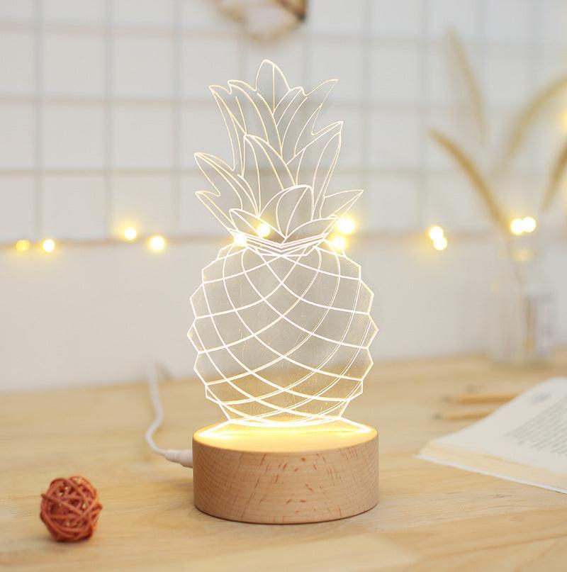 Bedside lamp pineapple table lamp.