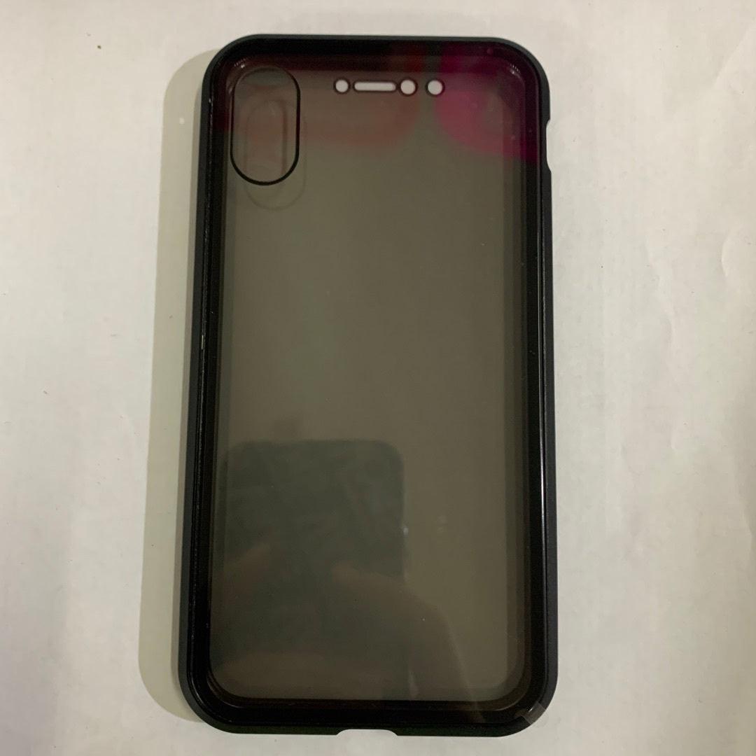 Phone Case Anti-peep Magnetic Protective Shell Magnetic Privacy Glass Case For Phone.