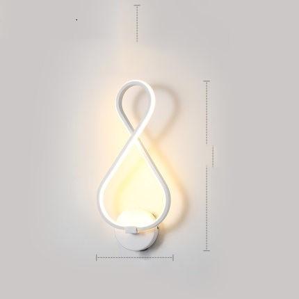 led wall lamp nordic minimalist bedroom bedside lamp.