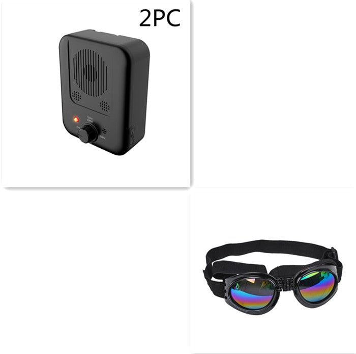 Pets Dog Anti Barking Device Pet Dog Ultrasonic Anti Barking Collars Repeller Outdoor Dogs Stop No Bark Control Training Device Supplies.