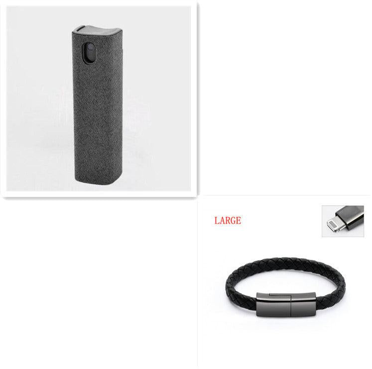 2 In 1 Phone Computer Screen Cleaner Kit For Screen Dust Removal Microfiber Cloth Set.