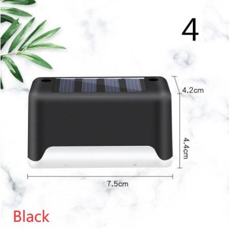 New Upgrade Waterproof LED Solar Fence Lamp Solar Deck Lights Solar Step Light Outdoor For Patio Stairs Garden Pathway Step Yard.