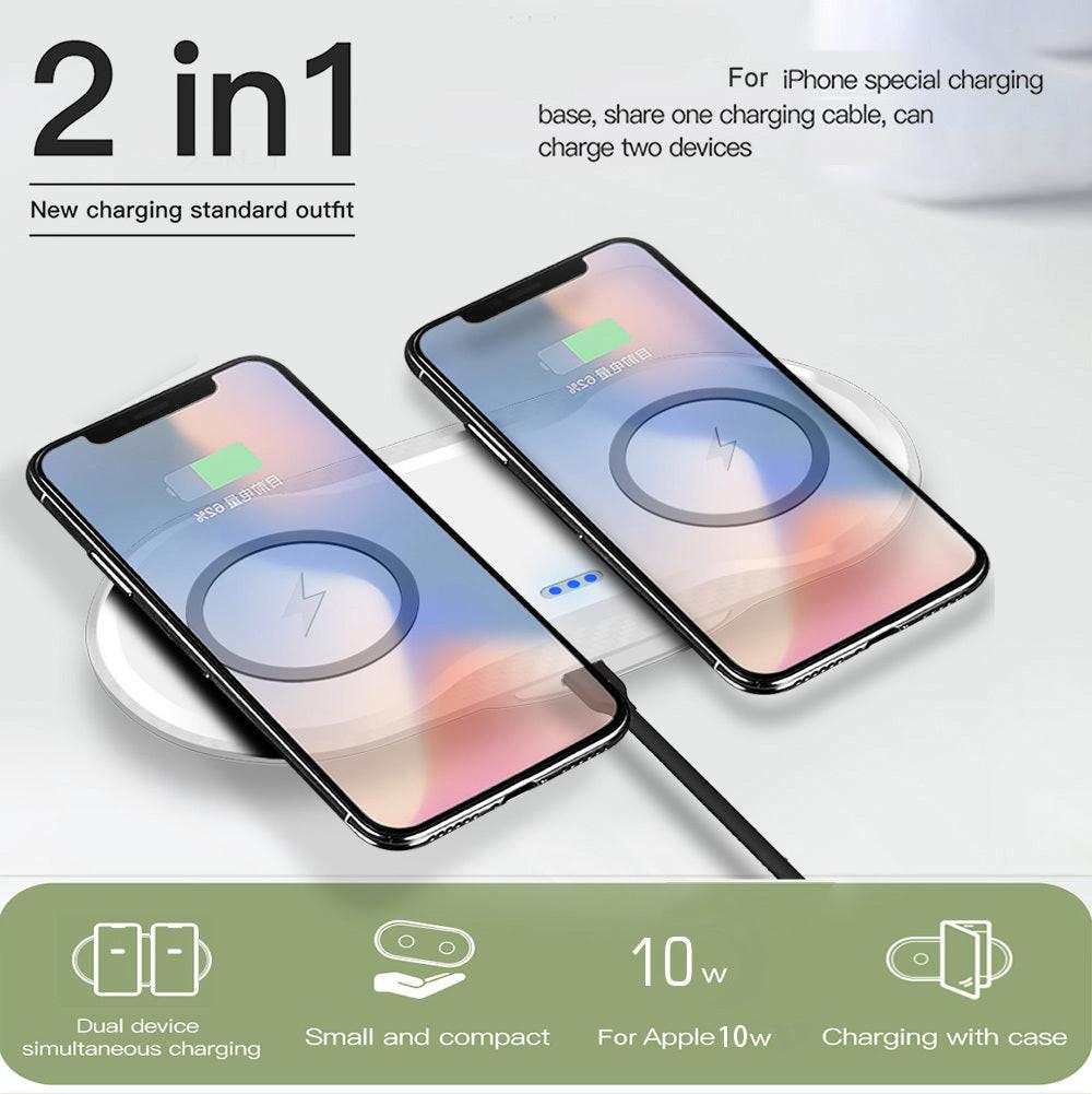 Wireless Charger Dual Mobile Phone Charger.