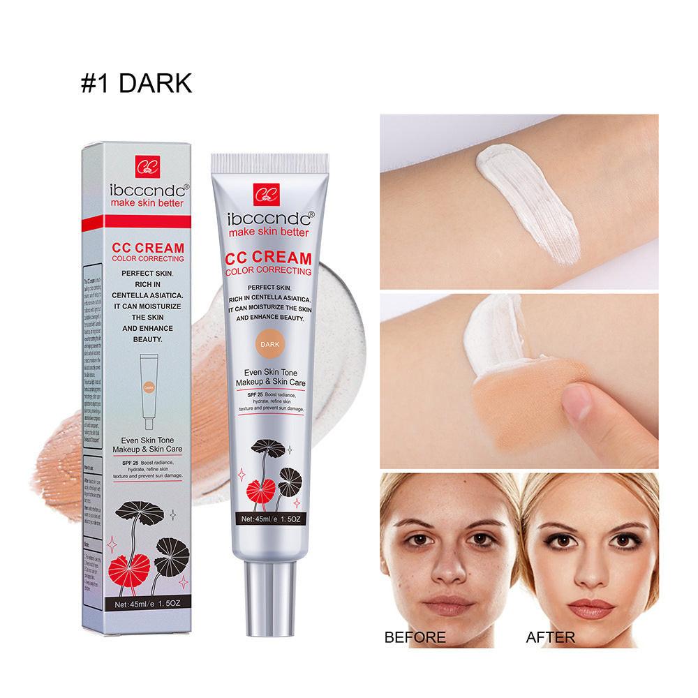 Moisturizing Correcting CC Cream Waterproof Anti-sweat Makeup Before Concealer Lasting Women Makeup Protect Skin Erborian Make.