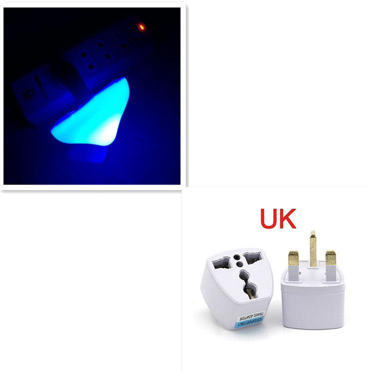 LED Night Light Mushroom Wall Socket Lamp EU US Plug Warm White Light-control Sensor Bedroom Light Home Decoration.