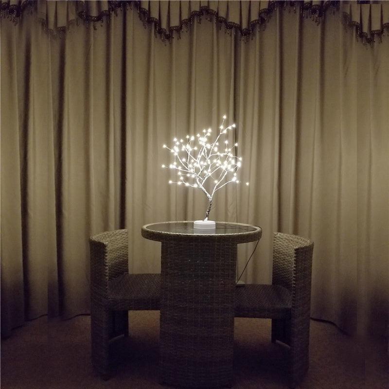 Tree Light Touch Switch Pearl Star Night Light.