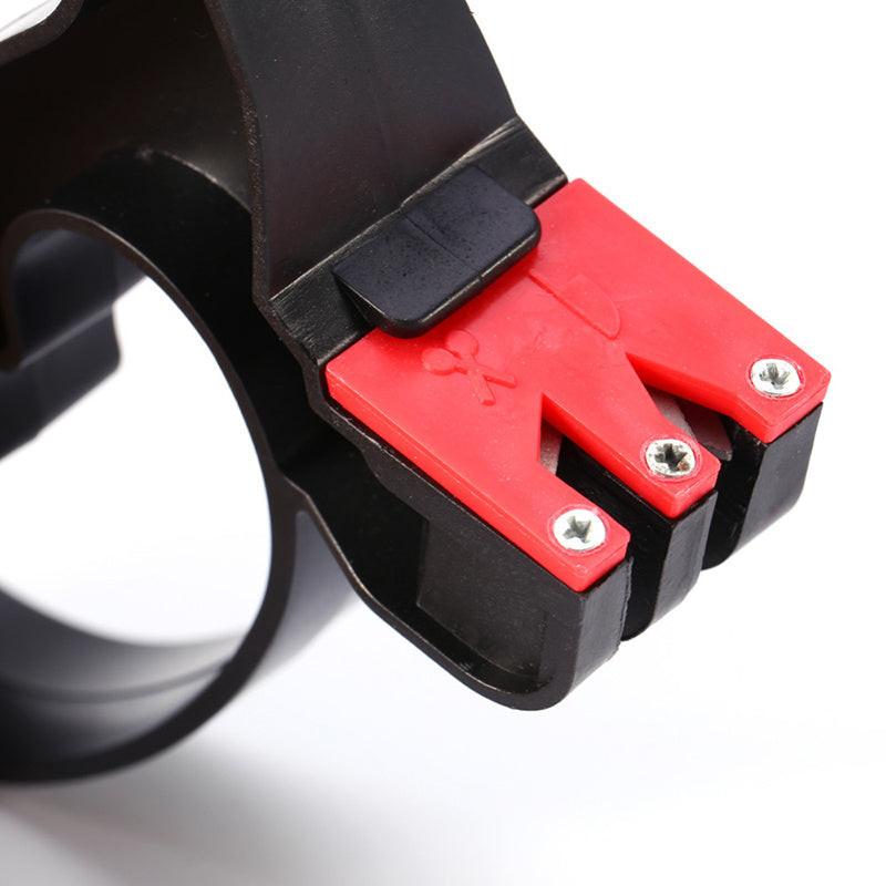 Knife Sharpener Handheld Scissor Blade Sharpening Convenient Kitchen Tools Grindstone 2 In 1 Kitchen Gadgets.