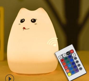 Silicone Touch Sensor LED Night Light For Children Baby Kids.