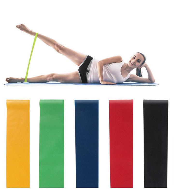 5 Level Resistance Rubber Bands Yoga Training Elastic Bands.