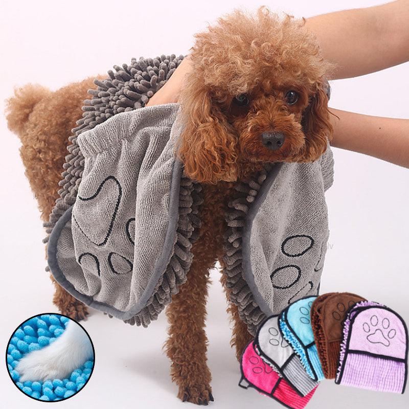 Dogs Cats Towels Super Absorbent Dog Bathrobe Microfiber Bath Towels Quick-Drying Cat Bath Towel For Pets Towel Dog Towels Pet Products.
