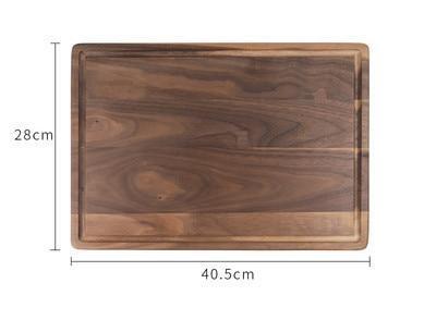 Black Walnut Wood Cutting Board Creative Whole Tray Fruit Chopping Cutting Board Wood Chopping Blocks For Kitchen.
