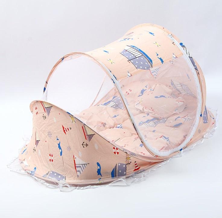 Foldable  Baby Bed Net With Pillow Net 2pieces Set.