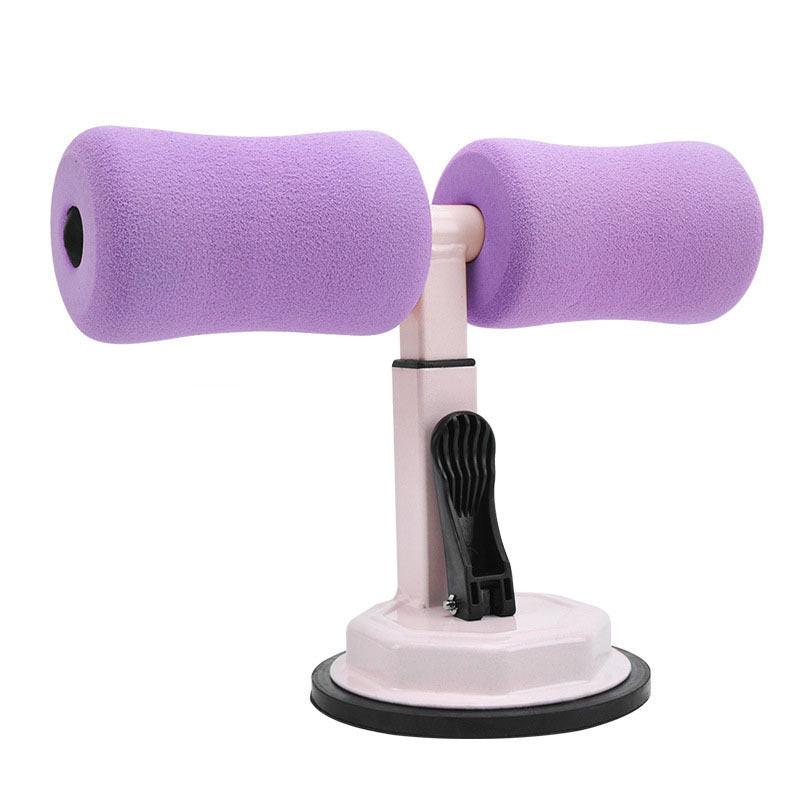 Sit-up Trainer Crunch Bar Floor Assistant Ankle Support Exercise Stand Padded Workout Equipment for Home Gym Gear.