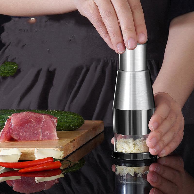 Garlic Crusher Onion Chopper Multipeler Vegetables Chopper Manual Garlic Press Machine Garlic Squeezer Kitchen Gadget.