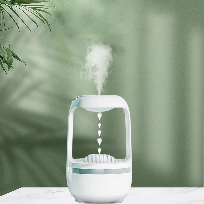 Anti Gravity Humidifier Water Drop Backflow Aromatherapy Machine Large Capacity Office Bedroom Quiet Heavy Fog Household Sprayer.