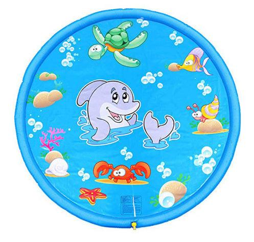Durable Children's Water Spray Pool Mat Splash Sprinkle Play Pad Mat.