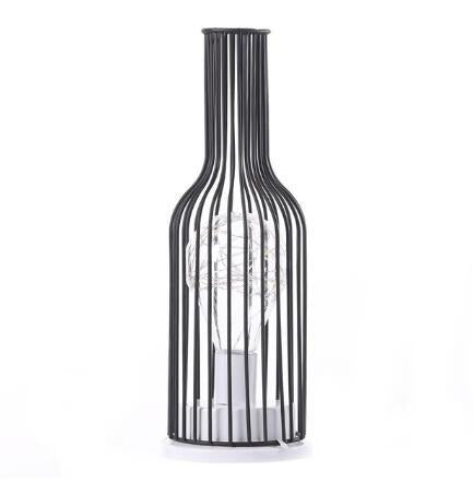 Minimalist hollow table lamps.