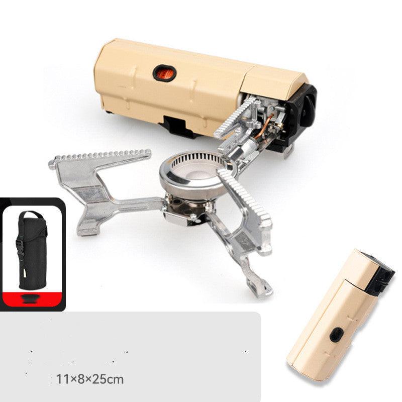 Camping Gas Stove Portable Folding Cassette Stove Outdoor Hiking BBQ Travel Cooking Grill Cooker Gas Burner Food Heating Tool Kitchen Gadgets.