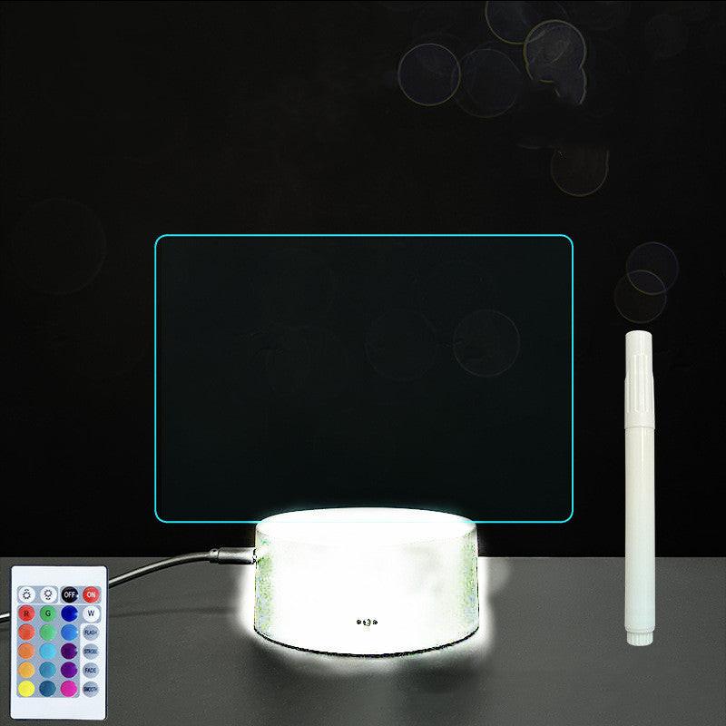 3D Acrylic Board Handwriting Message Board LED Light.