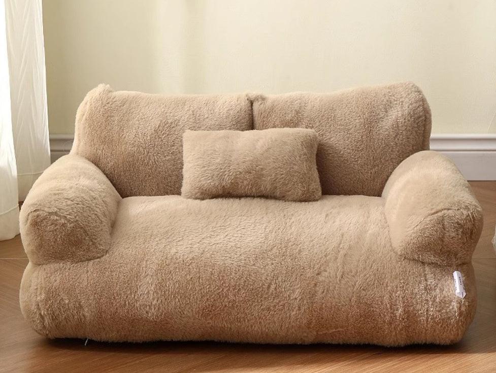 Luxury Cat Bed Sofa Winter Warm Cat Nest Pet Bed For Small Medium Dogs Cats Comfortable Plush Puppy Bed Pet Supplies.