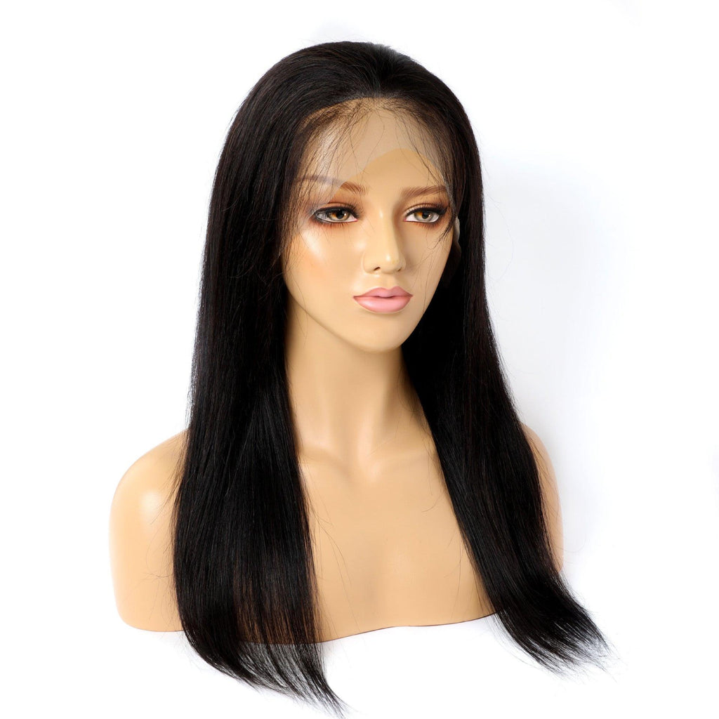 Real Human Hair Wig Lace Hair Set 9a Hair Quality Straight Hair.
